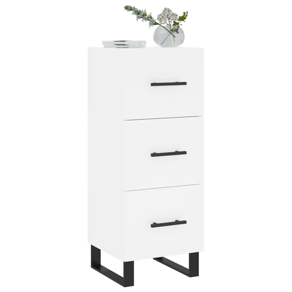 VidaXL Dressoir 34,5x34x90 cm bewerkt hout wit