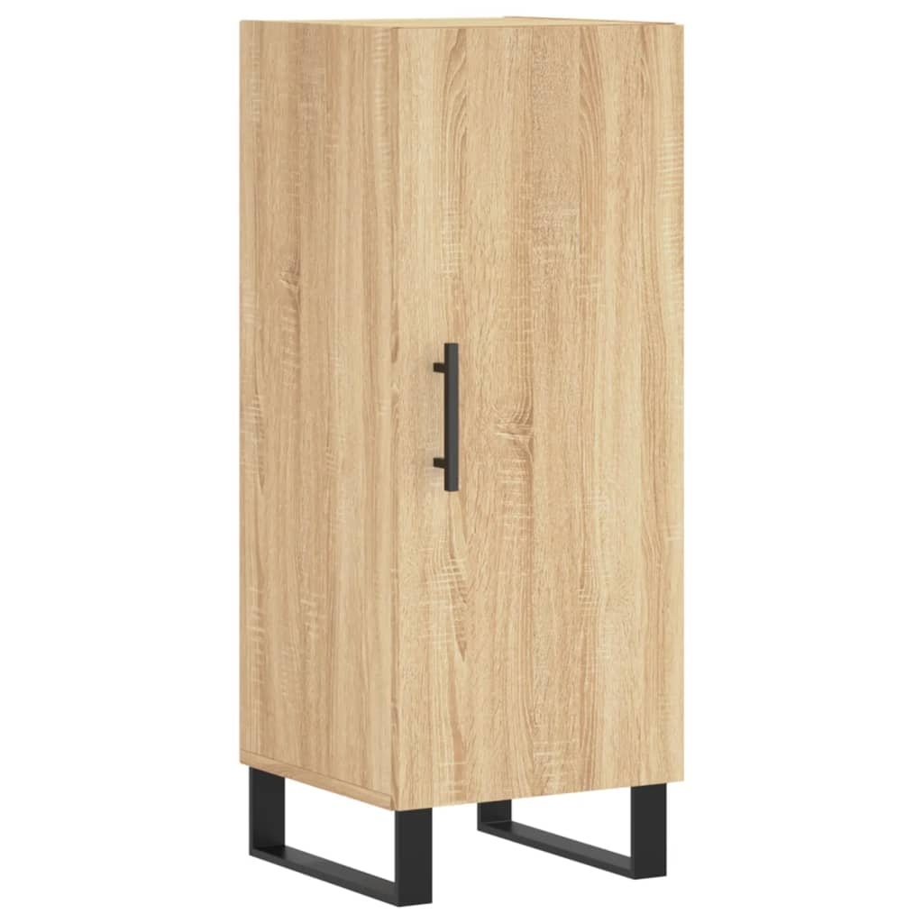 VidaXL Dressoir 34,5x34x90 cm bewerkt hout sonoma eiken