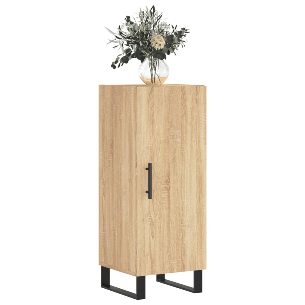 VidaXL Dressoir 34,5x34x90 cm bewerkt hout sonoma eiken