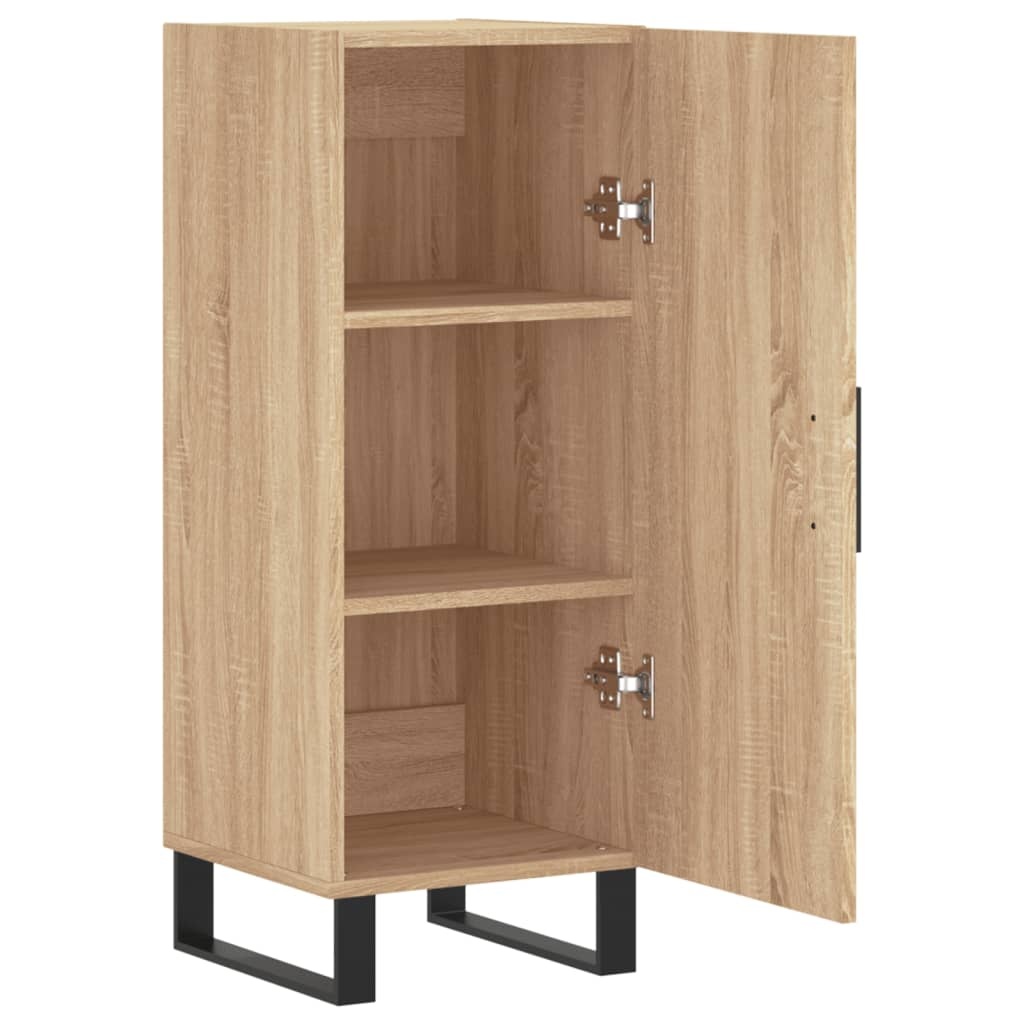 VidaXL Dressoir 34,5x34x90 cm bewerkt hout sonoma eiken
