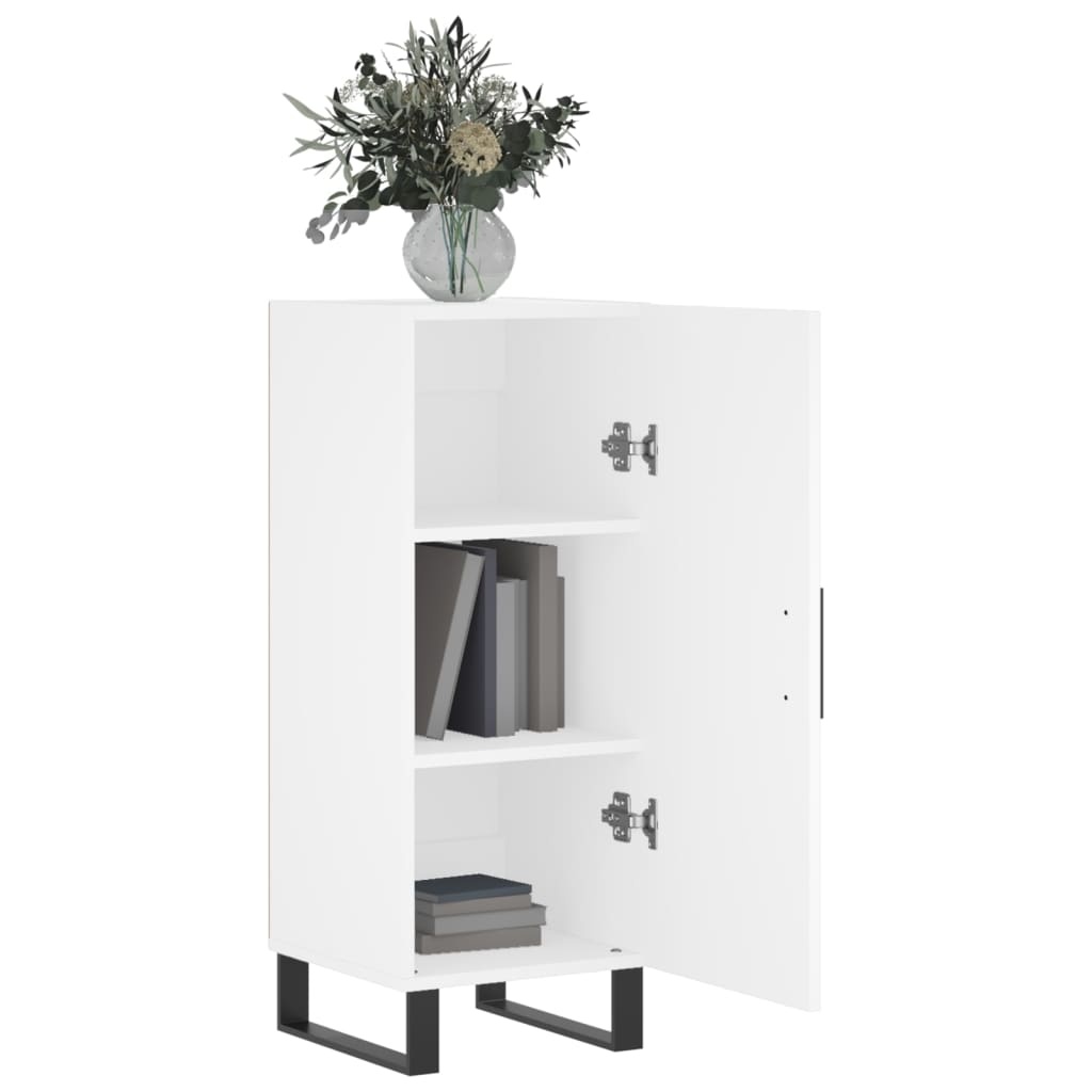 VidaXL Dressoir 34,5x34x90 cm bewerkt hout wit