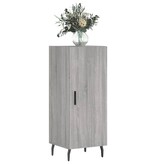 VidaXL Dressoir 34,5x34x90 cm bewerkt hout grijs sonoma eikenkleurig