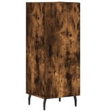 VidaXL Dressoir 34,5x34x90 cm bewerkt hout gerookt eiken