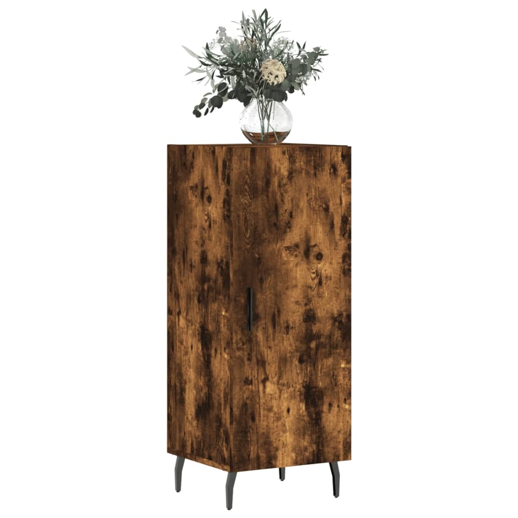 VidaXL Dressoir 34,5x34x90 cm bewerkt hout gerookt eiken