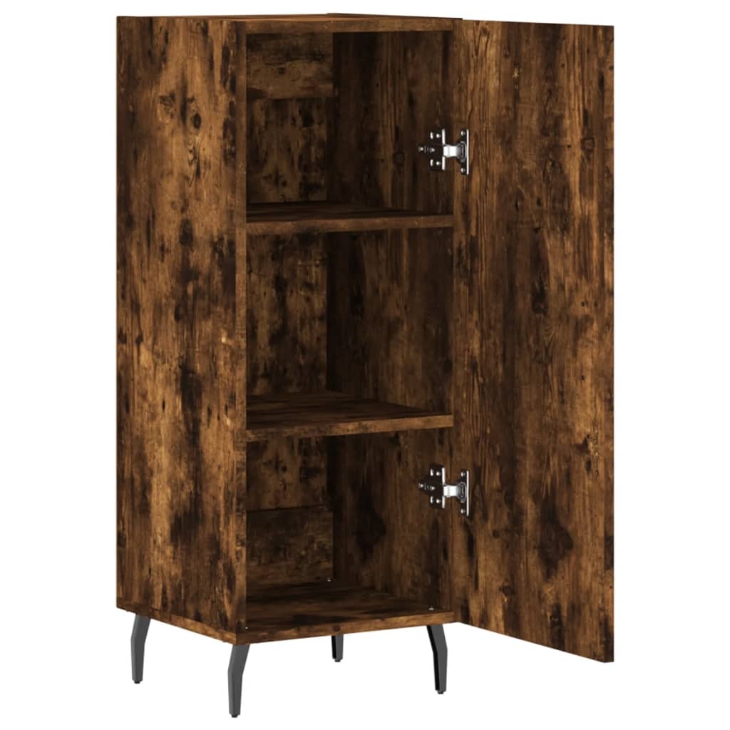VidaXL Dressoir 34,5x34x90 cm bewerkt hout gerookt eiken
