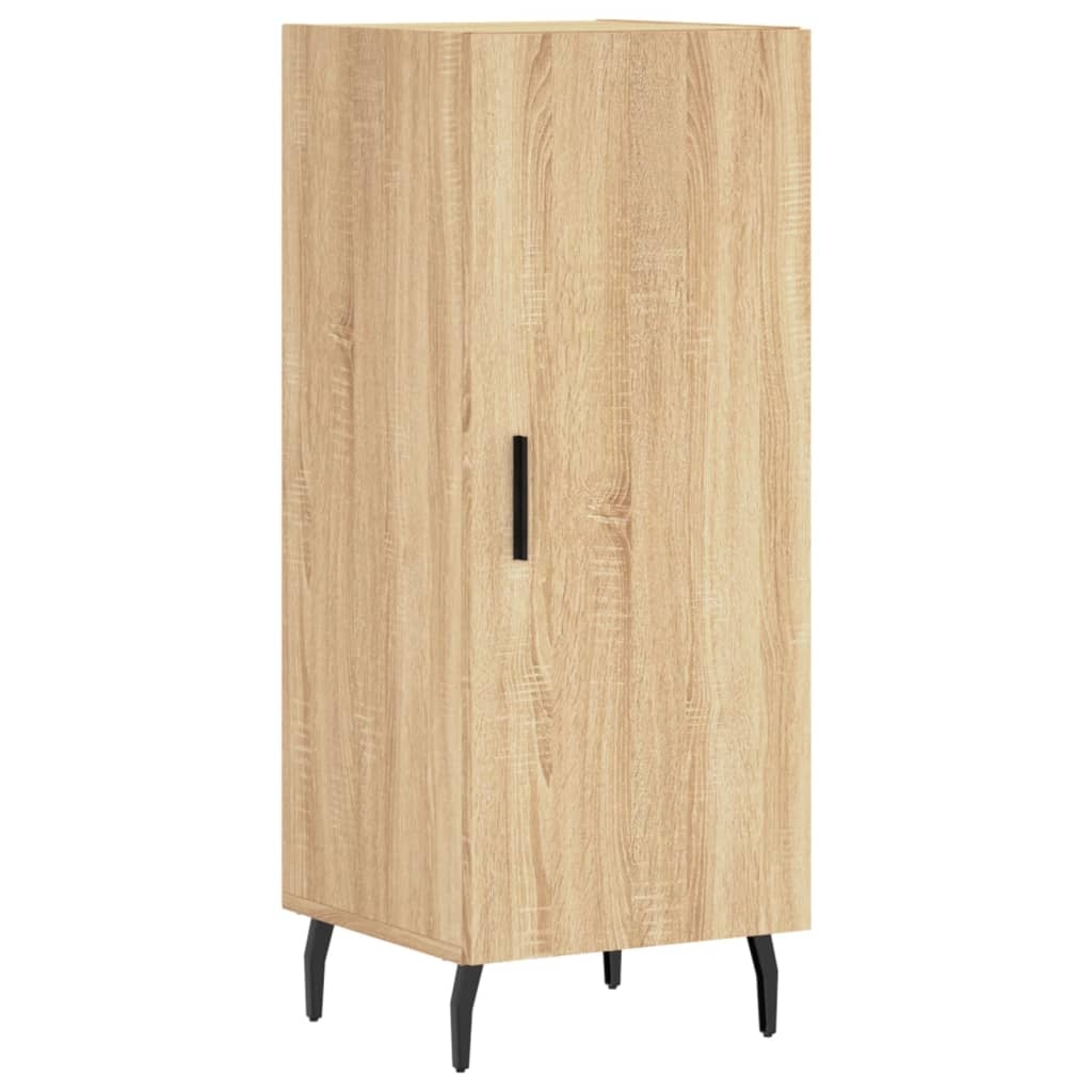VidaXL Dressoir 34,5x34x90 cm bewerkt hout sonoma eiken