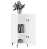 VidaXL Dressoir 34,5x34x90 cm bewerkt hout wit