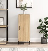 VidaXL Dressoir 34,5x34x90 cm bewerkt hout sonoma eiken
