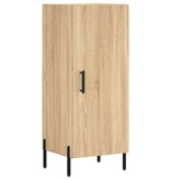 VidaXL Dressoir 34,5x34x90 cm bewerkt hout sonoma eiken