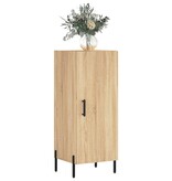 VidaXL Dressoir 34,5x34x90 cm bewerkt hout sonoma eiken