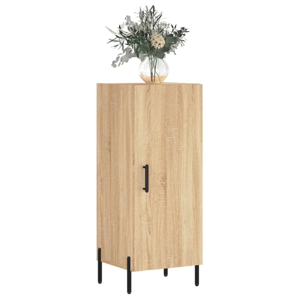 VidaXL Dressoir 34,5x34x90 cm bewerkt hout sonoma eiken