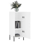VidaXL Dressoir 34,5x34x90 cm bewerkt hout wit