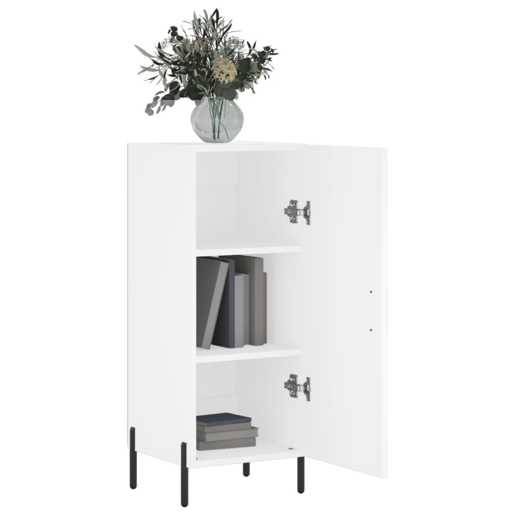 VidaXL Dressoir 34,5x34x90 cm bewerkt hout wit