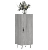 VidaXL Dressoir 34,5x34x90 cm bewerkt hout grijs sonoma eikenkleurig