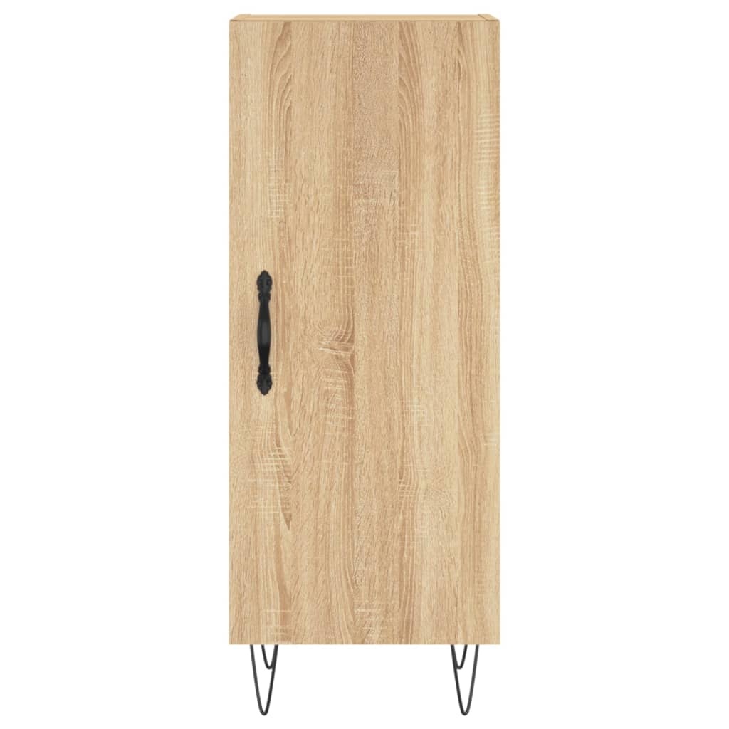 VidaXL Dressoir 34,5x34x90 cm bewerkt hout sonoma eiken