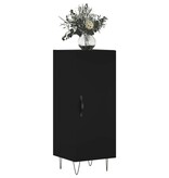 VidaXL Dressoir 34,5x34x90 cm bewerkt hout zwart