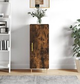 VidaXL Dressoir 34,5x34x90 cm bewerkt hout gerookt eiken