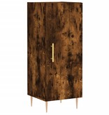 VidaXL Dressoir 34,5x34x90 cm bewerkt hout gerookt eiken
