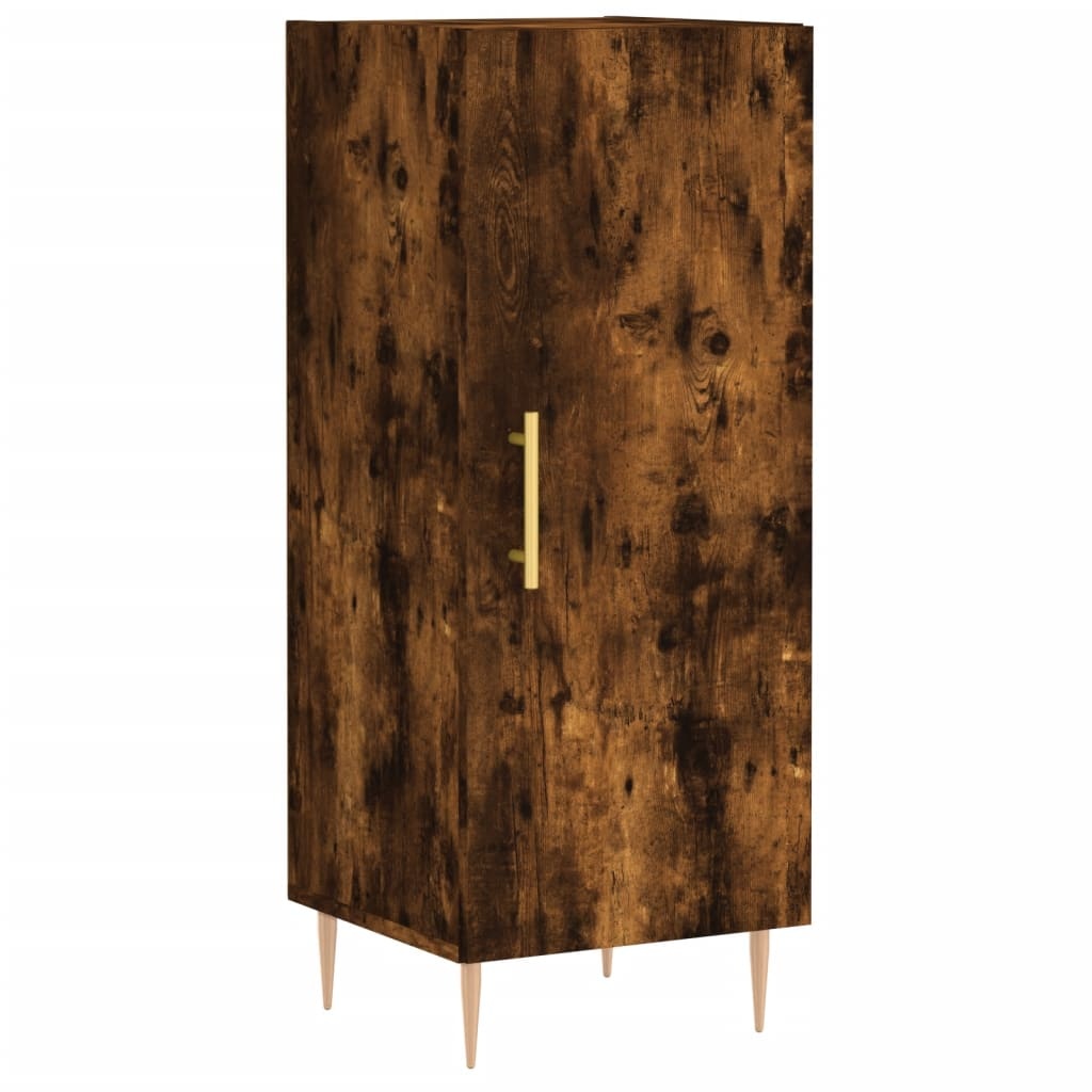 VidaXL Dressoir 34,5x34x90 cm bewerkt hout gerookt eiken