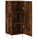 VidaXL Dressoir 34,5x34x90 cm bewerkt hout gerookt eiken