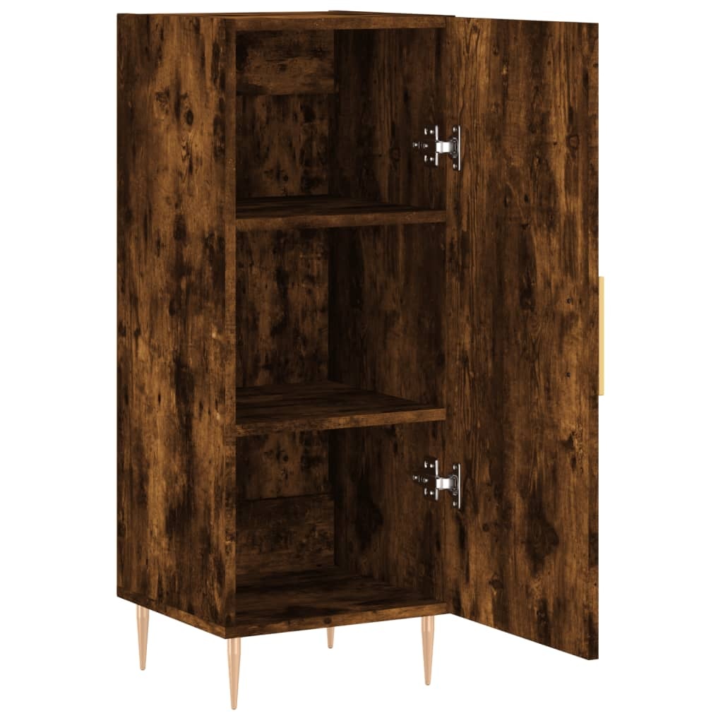 VidaXL Dressoir 34,5x34x90 cm bewerkt hout gerookt eiken
