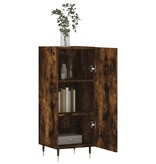 VidaXL Dressoir 34,5x34x90 cm bewerkt hout gerookt eiken