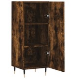 VidaXL Dressoir 34,5x34x90 cm bewerkt hout gerookt eiken