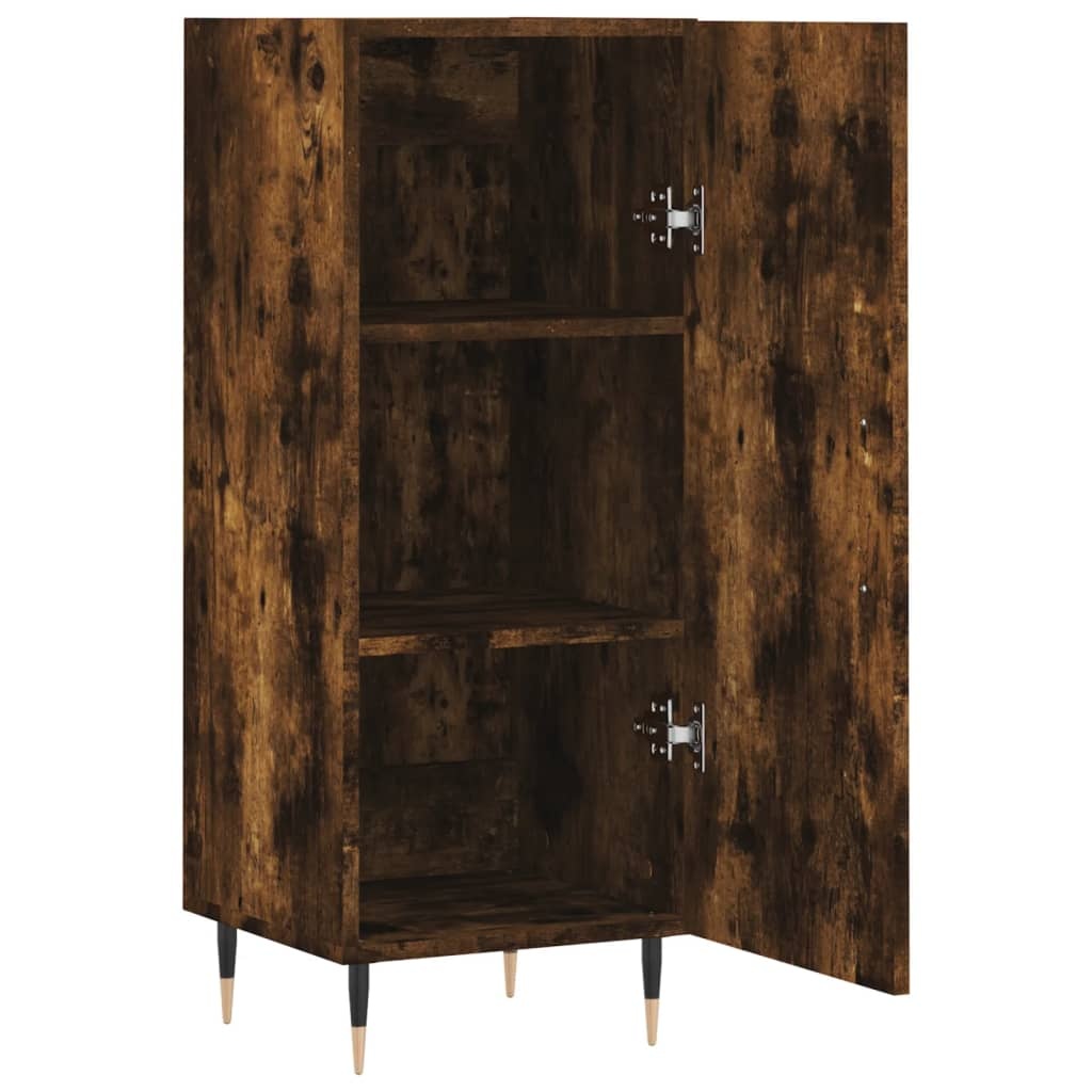 VidaXL Dressoir 34,5x34x90 cm bewerkt hout gerookt eiken