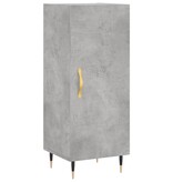 VidaXL Dressoir 34,5x34x90 cm bewerkt hout betongrijs