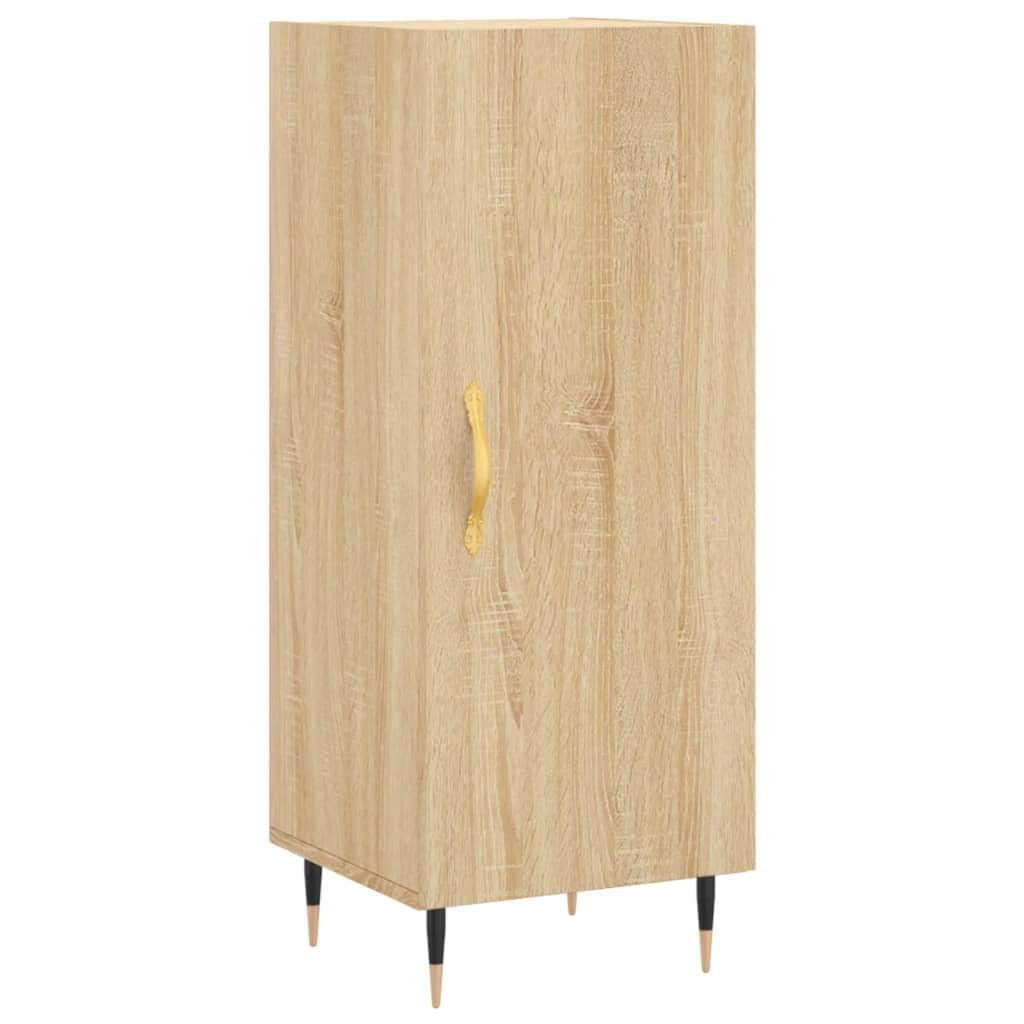 VidaXL Dressoir 34,5x34x90 cm bewerkt hout sonoma eiken