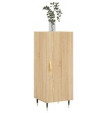 VidaXL Dressoir 34,5x34x90 cm bewerkt hout sonoma eiken