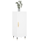 VidaXL Dressoir 34,5x34x90 cm bewerkt hout wit