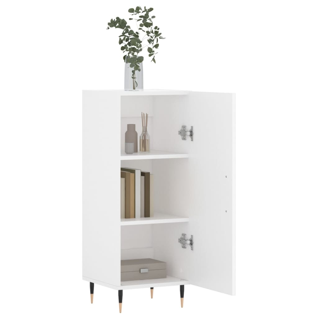 VidaXL Dressoir 34,5x34x90 cm bewerkt hout wit