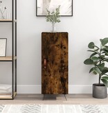 VidaXL Dressoir 34,5x34x90 cm bewerkt hout gerookt eiken