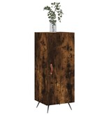 VidaXL Dressoir 34,5x34x90 cm bewerkt hout gerookt eiken