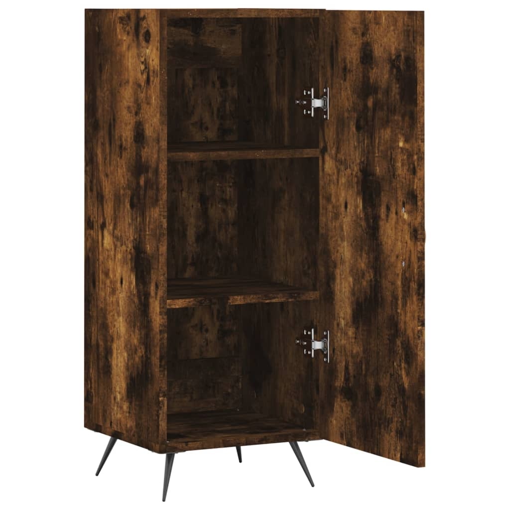 VidaXL Dressoir 34,5x34x90 cm bewerkt hout gerookt eiken