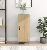 VidaXL Dressoir 34,5x34x90 cm bewerkt hout sonoma eiken