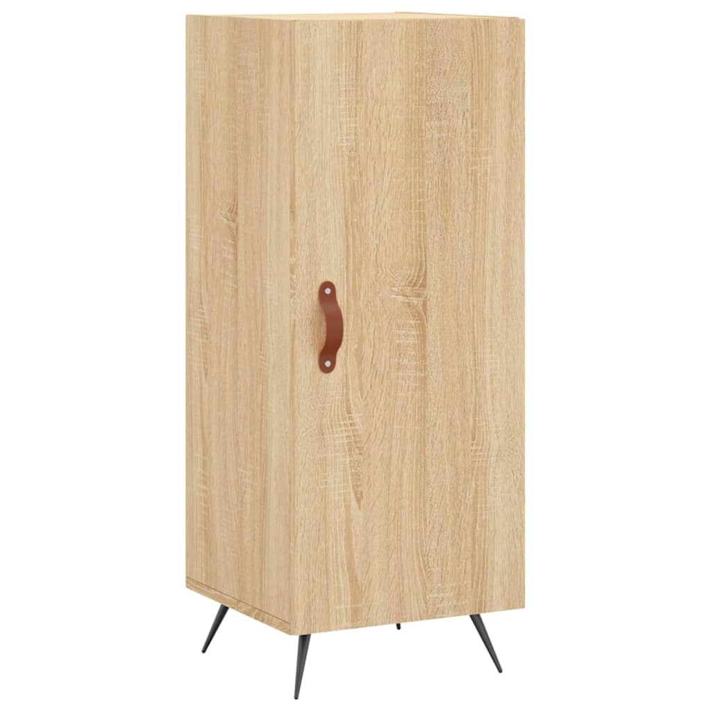 VidaXL Dressoir 34,5x34x90 cm bewerkt hout sonoma eiken