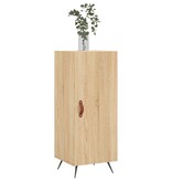 VidaXL Dressoir 34,5x34x90 cm bewerkt hout sonoma eiken