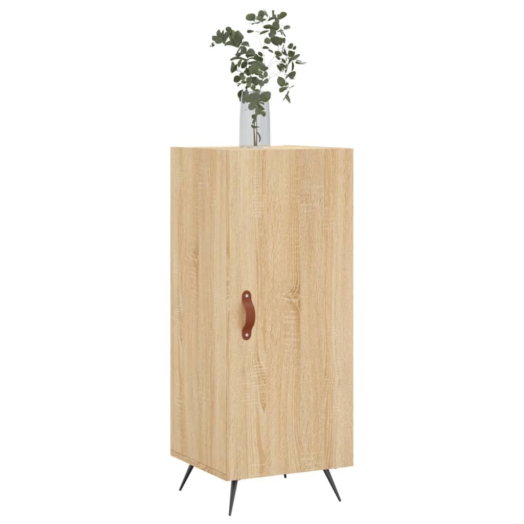 VidaXL Dressoir 34,5x34x90 cm bewerkt hout sonoma eiken
