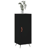 VidaXL Dressoir 34,5x34x90 cm bewerkt hout zwart