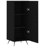 VidaXL Dressoir 34,5x34x90 cm bewerkt hout zwart