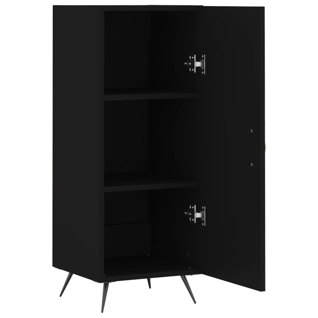 VidaXL Dressoir 34,5x34x90 cm bewerkt hout zwart