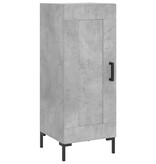 VidaXL Dressoir 34,5x34x90 cm bewerkt hout betongrijs