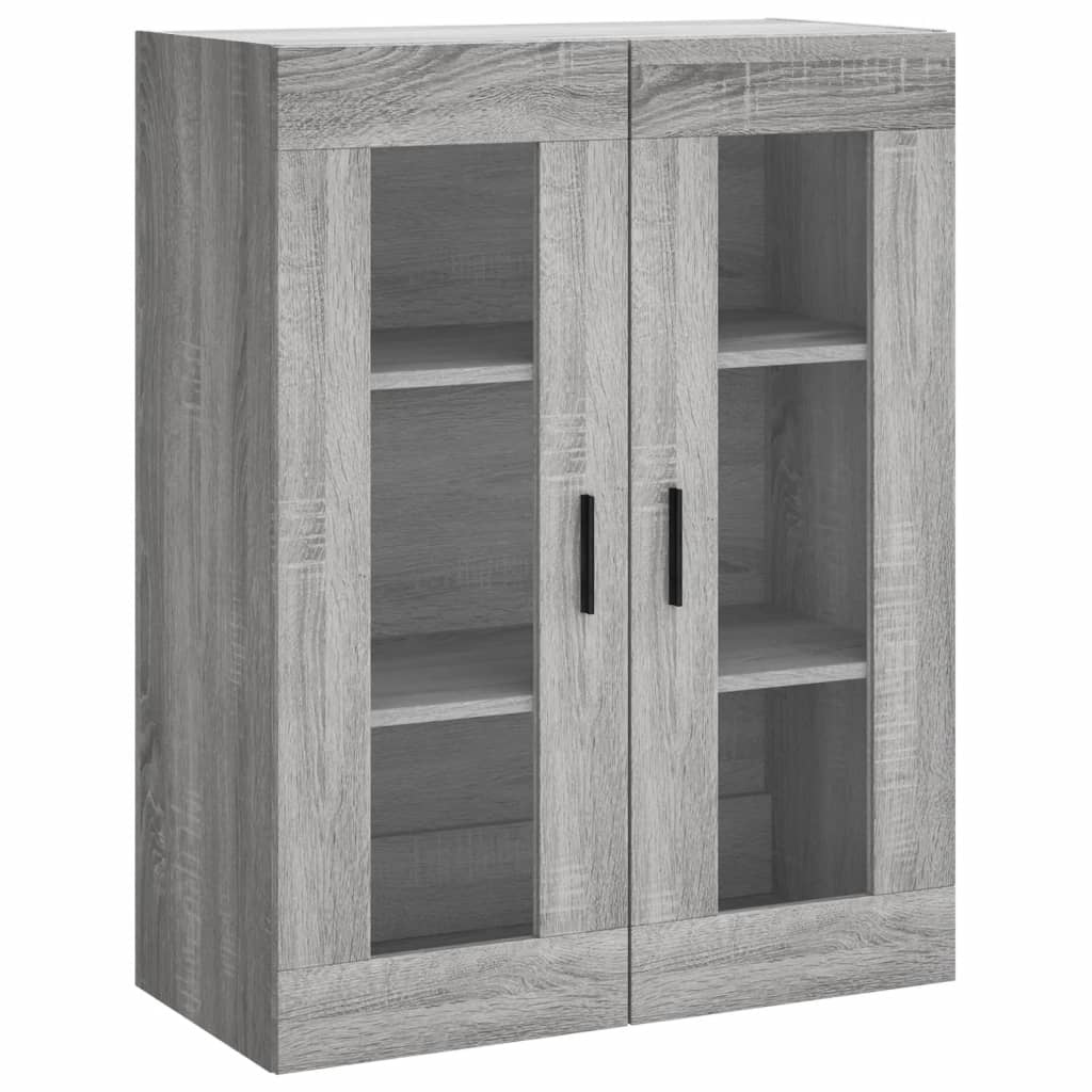 VidaXL Hangkast 69,5x34x90 cm grijs sonoma eikenkleurig