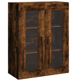 VidaXL Hangkast 69,5x34x90 cm gerookt eikenkleurig