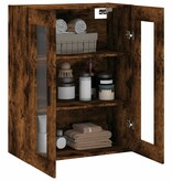 VidaXL Hangkast 69,5x34x90 cm gerookt eikenkleurig