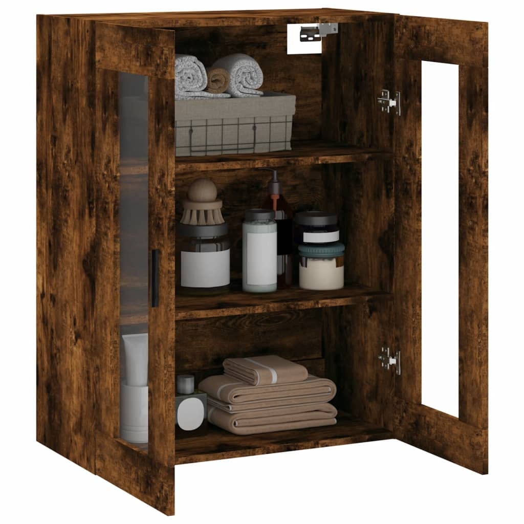 VidaXL Hangkast 69,5x34x90 cm gerookt eikenkleurig