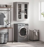 VidaXL Wandkast 69,5x34x90 cm grijs sonoma eikenkleurig