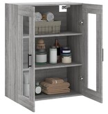 VidaXL Wandkast 69,5x34x90 cm grijs sonoma eikenkleurig